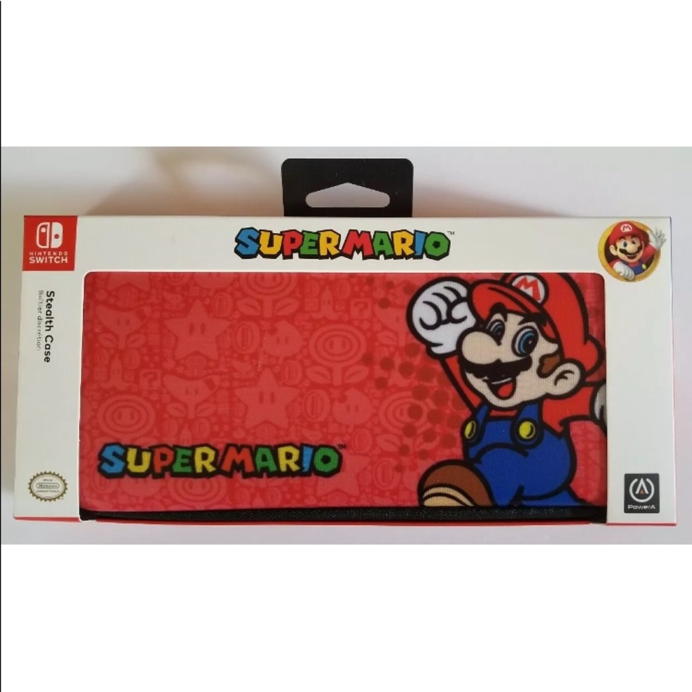 PowerA Red Super Mario Edition Stealth Travel Case